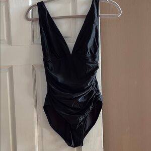 J. Crew Black One-Piece Swimsuit